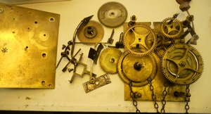 Disassembled, before cleaning